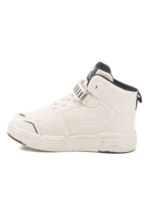 Beyaz Bilek Boy Çocuk Sneaker King Uzun Cool P