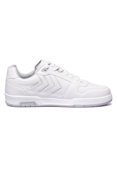 Beyaz Bağcıklı Kalın Tabanlı Unisex Yürüyüş ve Spor Ayakkabı Sneaker 900680 Hml Freza