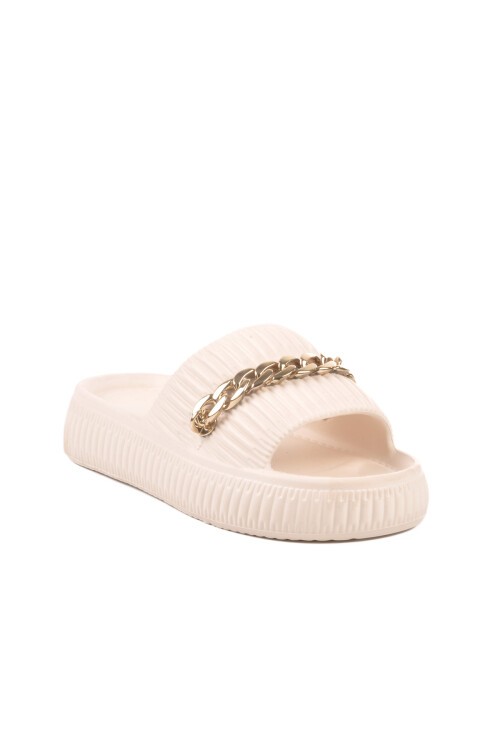 Ekru Hafif Kadın Terlik 292 Z