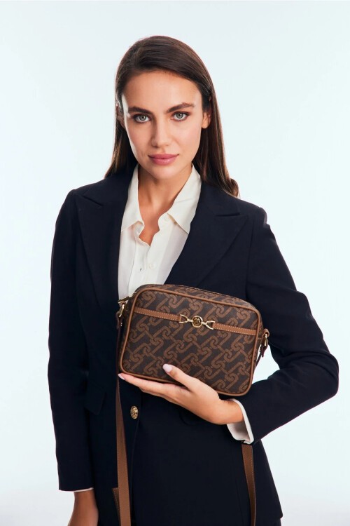 Kahve  Kadın Omuz Çantası US25103 Çanta