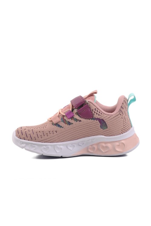 Pudra Triko Çocuk Spor Ayakkabı BNI-10124 P