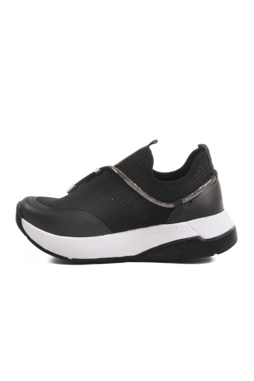 Siyah-Beyaz Fileli Kadın Günlük Ayakkabı 702498 Z