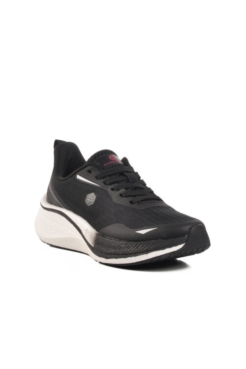 Siyah-Beyaz Fileli Unisex Spor Ayakkabı Maures 101 25063 G