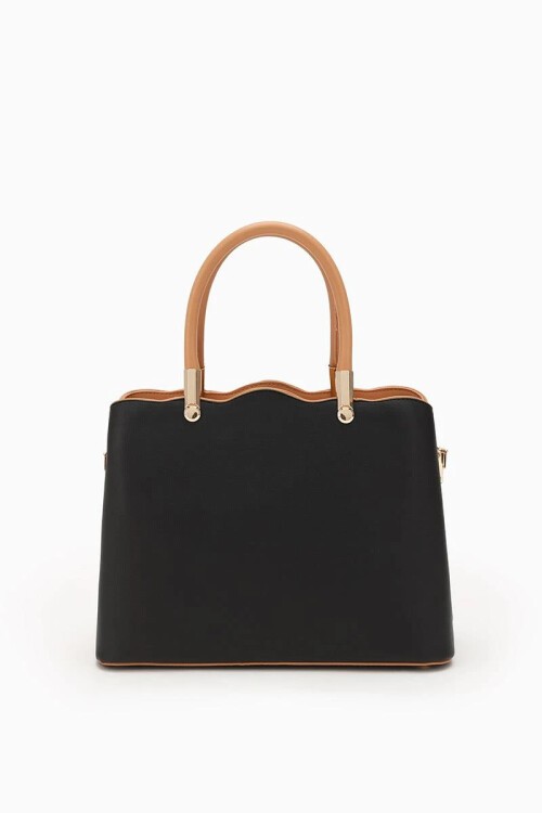 Levidor Siyah-Camel Kadın Omuz Çantası 930065