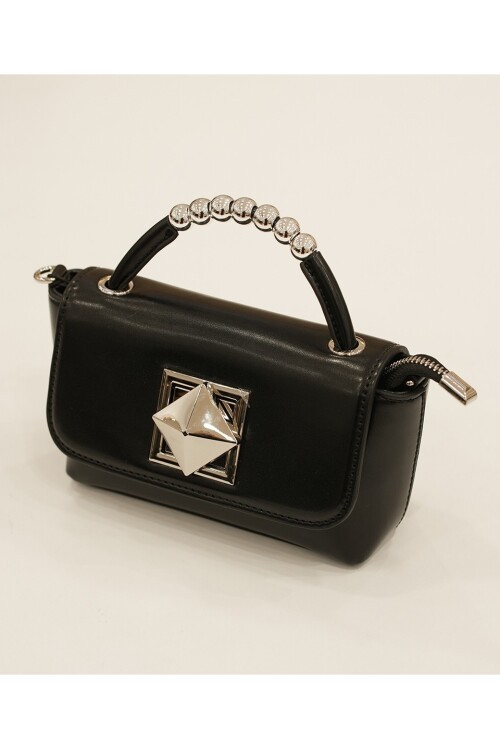 Siyah  Kadın Omuz Çantası 25YG329 Çanta