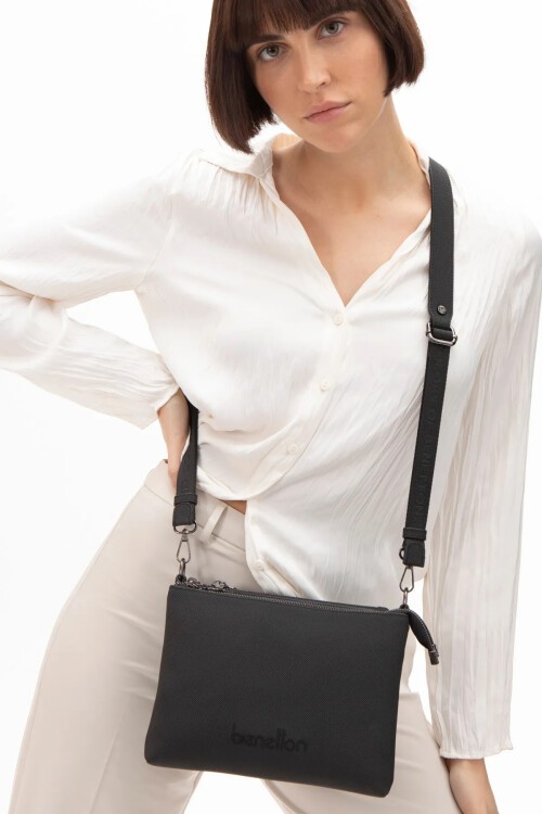 Siyah  Kadın Omuz Çantası BNT-1580 Çanta