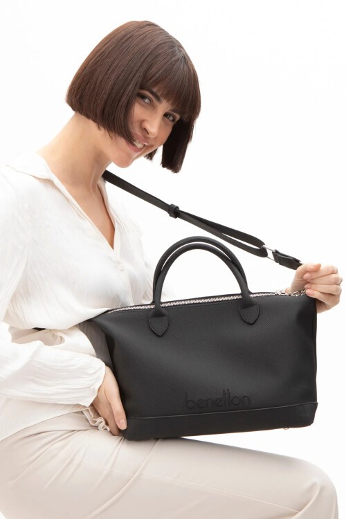 Siyah  Kadın Omuz Çantası BNT-1612 Çanta