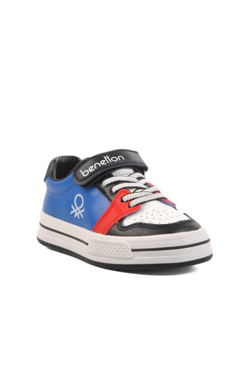 Siyah-Saks Mavi Poliüretan Çocuk Spor Ayakkabı BNI-10029 P