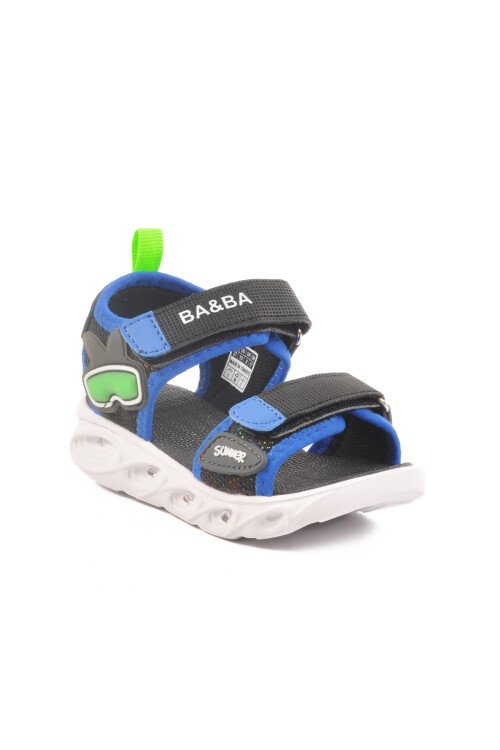 Siyah-Saks Çocuk Sandalet Ba & Ba 018127 P