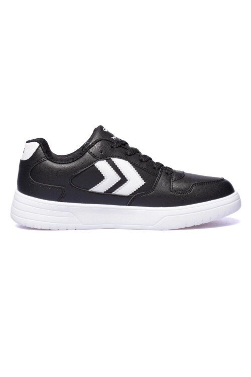 Siyah Bağcıklı Kalın Tabanlı Unisex Yürüyüş ve Spor Ayakkabı Sneaker 900725 Hml Kayno