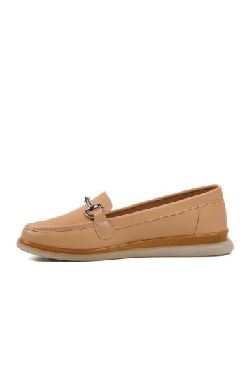 Ayakmod Nude Kadın Loafer Ayakkabı