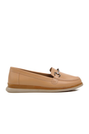 Ayakmod Nude Kadın Loafer Ayakkabı