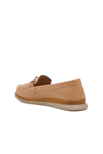 Ayakmod Nude Kadın Loafer Ayakkabı