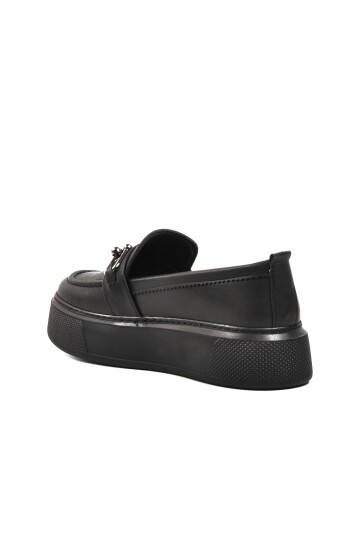 Ayakmod Siyah Kadın Loafer Ayakkabı