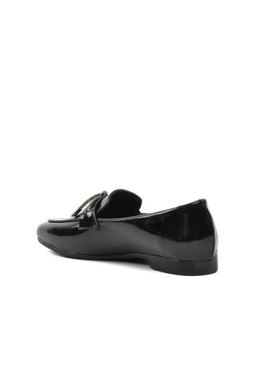 Ayakmod Siyah Kadın Loafer Ayakkabı
