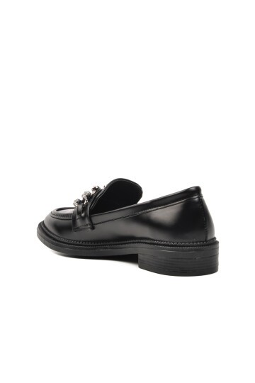 Ayakmod Siyah Kadın Loafer Ayakkabı