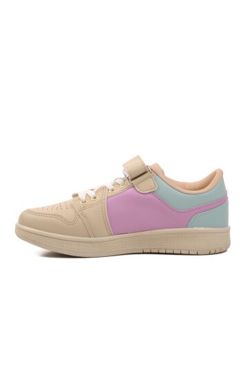 Walkway Bej-Lila-Yeşil Çocuk Sneaker