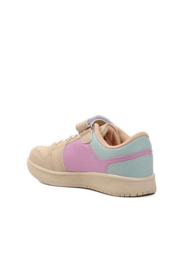 Walkway Bej-Lila-Yeşil Çocuk Sneaker