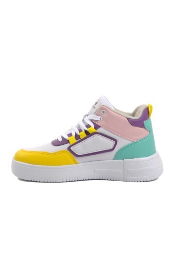 Walkway Beyaz-Sarı Unisex Spor Ayakkabı