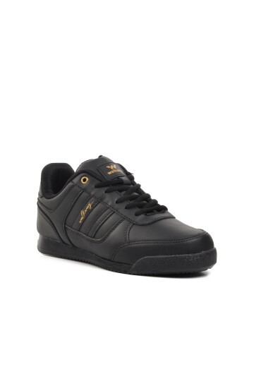Walkway Siyah-Altın Erkek Sneaker