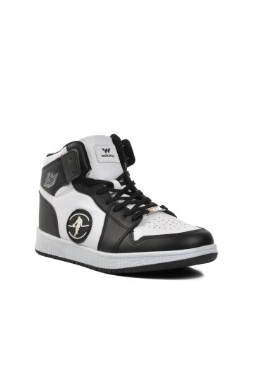 Walkway Siyah-Beyaz Erkek Hi Sneaker