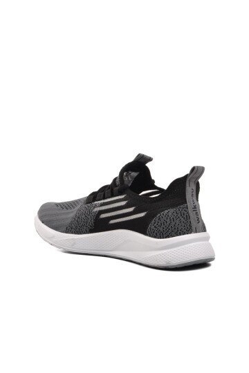 Walkway Siyah-Beyaz-Füme Unisex Spor Ayakkabı
