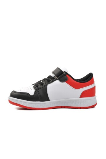 Walkway Siyah-Beyaz-Kırmızı Çocuk Sneaker