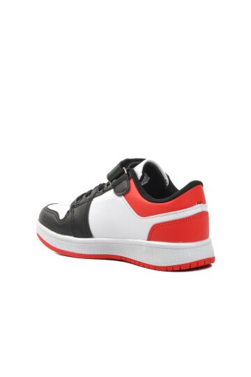 Walkway Siyah-Beyaz-Kırmızı Çocuk Sneaker