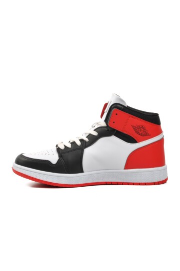Walkway Siyah-Beyaz-Kırmızı Erkek Hi Sneaker