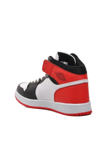 Walkway Siyah-Beyaz-Kırmızı Erkek Hi Sneaker