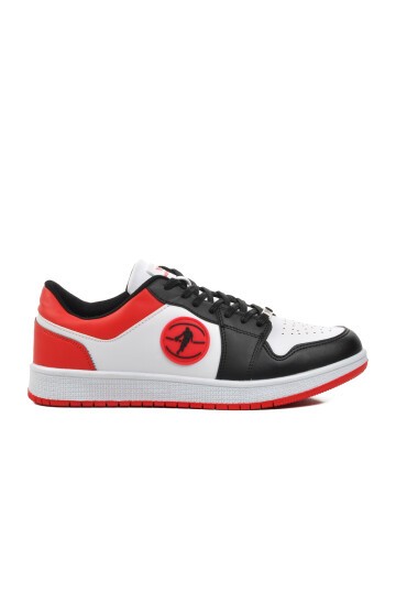 Walkway Siyah-Beyaz-Kırmızı Erkek Sneaker