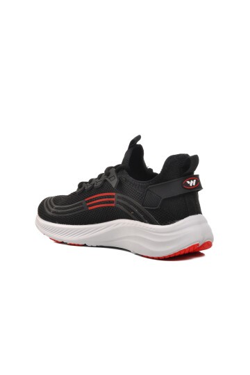 Walkway Siyah-Beyaz-Kırmızı Unisex Spor Ayakkabı