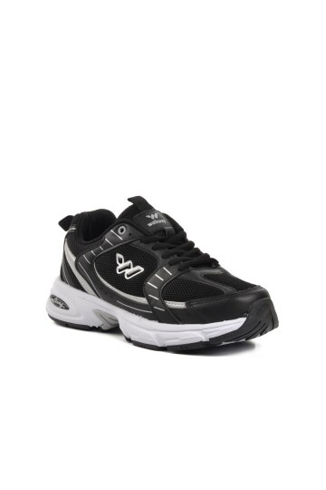 Walkway Siyah-Beyaz Unisex Spor Ayakkabı