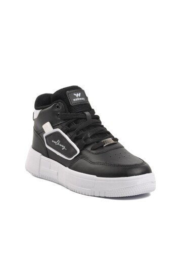 Walkway Siyah-Beyaz Unisex Spor Ayakkabı