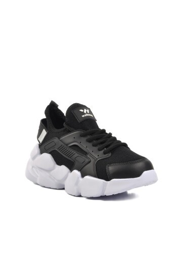 Walkway Siyah-Beyaz Unisex Spor Ayakkabı