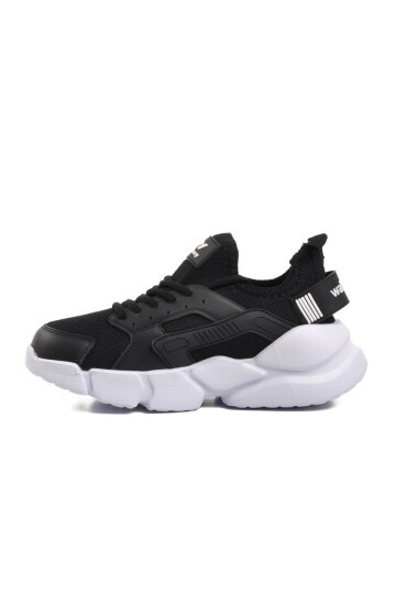 Walkway Siyah-Beyaz Unisex Spor Ayakkabı