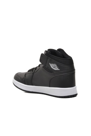 Walkway Siyah-Siyah-Beyaz Unisex Hi Sneaker