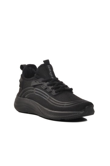 Walkway Siyah-Siyah Unisex Spor Ayakkabı