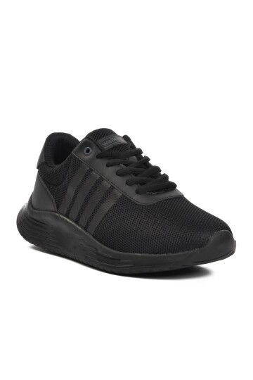 Walkway Siyah-Siyah Unisex Spor Ayakkabı