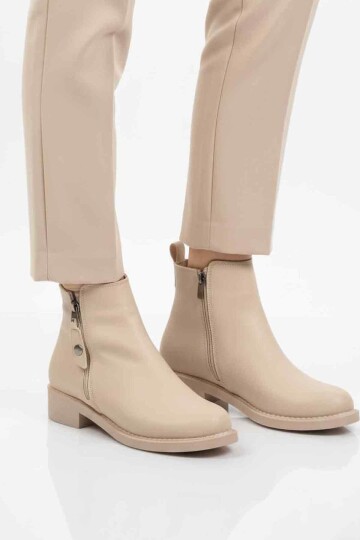 Bej Cilt İçi Polarlı Kadın Bot 224581 Z
