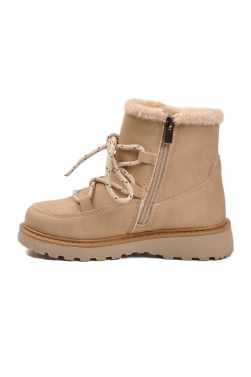 Bej Polarlı Çocuk Bot Lina F