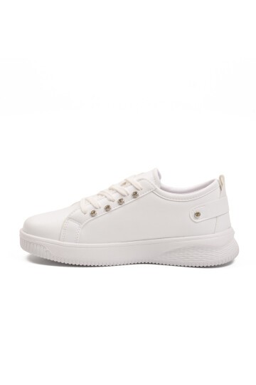 Beyaz-Beyaz Unisex Spor Ayakkabı 201 G