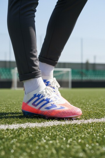 Beyaz-Saks Polyester Karışımlı Unisex Krampon GKP-252-149 G