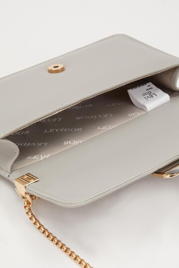 Gri Kadın Omuz Çantası Levidor 930191