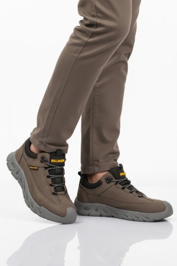 Gri Nubuk Nubuk Erkek Günlük Ayakkabı 240003 M