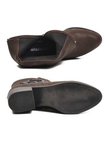 Kahve Zümrüt Hafif Kadın Bot 325131 Z