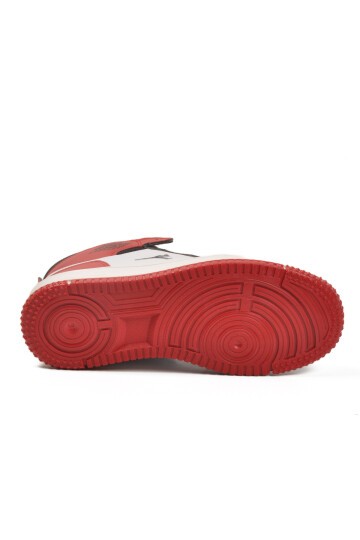 Kırmızı Hi Sneaker Haykat Uzun G