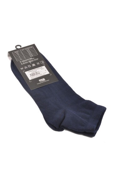 Lacivert Pamuklu Uzun Erkek Çorap PTK-2184