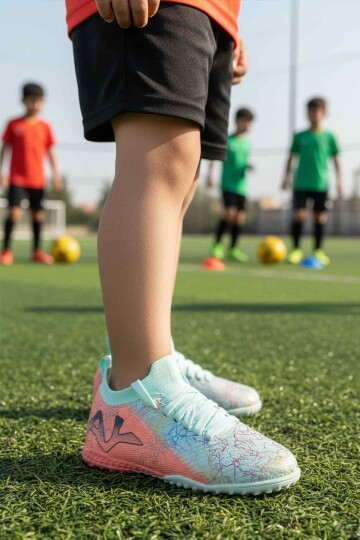 Mint-Somon Esnek Hafif Çocuk Halı Saha Ayakkabısı FH-252-153 F