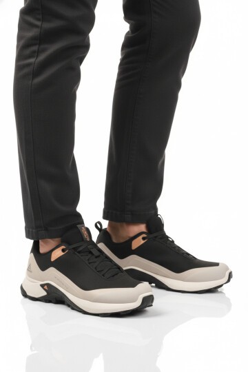 Siyah-Bej-Gri waterproof Erkek Outdoor Ayakkabı 110396A-1 M